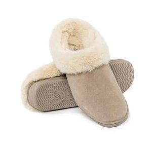 MySlippers Women's Slip-On My Slippers Gray Real Leather